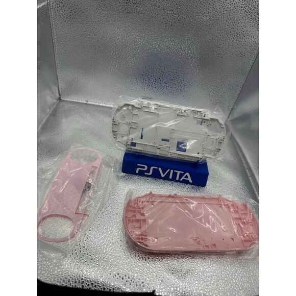 White/pink ps vita replacement casing/shell